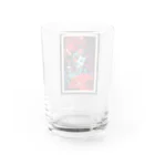 R&N Photographyのカトリーナとポインセチア｜死者の日・日本のカトリーナ Water Glass :back