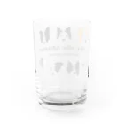 Bordercollie Streetの7 Border Collies-1 Water Glass :back