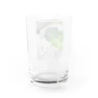daretomo-kaburanaiiのだれともかぶらないブロッコリー Water Glass :back