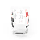 G-HERRINGのうぐい！美幌川（ ウグイ ）あらゆる生命たちへ感謝をささげます。 Water Glass :back