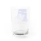 わわわ！デリバリーの肉まんもぐもぐガールブルー Water Glass :back