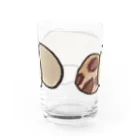 くまくま。ショップのコアラぱんのくまくま。のかおポ Water Glass :back