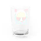 雑貨屋のオソラさんの鴨時計すがもん時間取締役 Water Glass :back