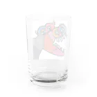 ゆるっと北欧デザイン♪Pahvi Elukat パフヴィ・エルカットのVirtahepo ゔぃるたへぽ　カバちゃん Water Glass :back