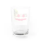 kumamia（くまみあ）のくまの3兄弟（いちごのホールケーキ） Water Glass :back