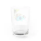 kumamia（くまみあ）のくまの3兄弟（ぞうさん） Water Glass :back