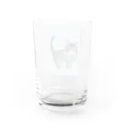 soraのノルウェージャンフォレストキャットのノエル Water Glass :back