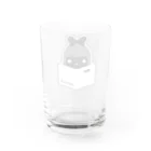 ツギハギ ニクの【Boxed * Girl】黒Ver Water Glass :back