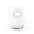 ken_ikedaの腹巻きアザラシ君(紫) Water Glass :back