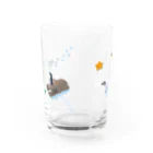 立体工房のペンギンビーチ Water Glass :back