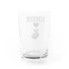 jsprintstudioのレトロゲームすたいるキュンです。黒文字Ver. Water Glass :back