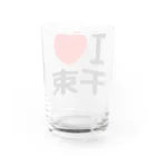 I LOVE SHOPのI LOVE 千束 グラス反対面