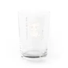 COCOROの気づいた、くまりすちゃん Water Glass :back