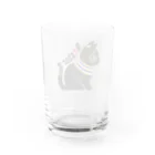LAP CATs ＊hizaneko＊のバステト神（ベビちゃん仕様）文字凹バージョン Water Glass :back