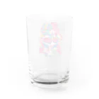 ハシノタコのにじいろラデ子 Water Glass :back