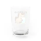 ほっこり だじゃれパーク 限定グッズの公式ロゴ Water Glass :back