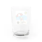 ほのぼのモカくんのモカの夏休み Water Glass :back