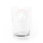 RIYA DAZOのピンチ・フワフワ VS 猫 Water Glass :back