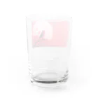 鳥救うSUZURIの『ははどり』【寄付付き商品】 Water Glass :back