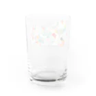 鳥救うSUZURIの『ぴぃ、多様性。』【寄付付き商品】 Water Glass :back