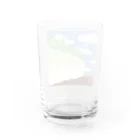 ネコモトタロウショップの畑の大根 Water Glass :back