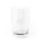 TGTの【猫コップ】 Water Glass :back