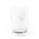 紫時雨のグラス　ニトロール Water Glass :back