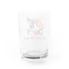 iMaginary Zooの世界の支配者は猫です。 Water Glass :back