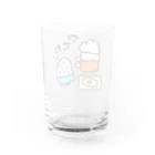 ちょこみんと🍫🍀のやせたい Water Glass :back