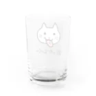 しおらーめんのあっかんべーねこ（文字入り） Water Glass :back