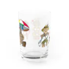 くさばやSUZURI出張所の夏を満喫する土偶 Water Glass :back