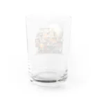 gomashio8899のアートのしろ Water Glass :back