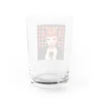 yukkeのお店のハートタトゥーの女 Water Glass :back