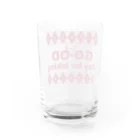 キッズモード某のチャリロゴアーガイル(azuki) Water Glass :back