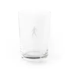 REN723のワンポイントサーファー Water Glass :back