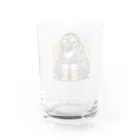 ペンギンスタイル_NKstyles2023のペンギン村の『ペンビール〜Penbeer〜』 Water Glass :back