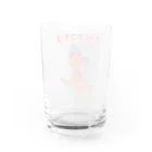 NIKORASU GOのサウナダジャレデザイン「ティラノサウナーズ」 Water Glass :back