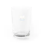 ムスっと！のピエんとねこさん Water Glass :back