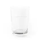 クソお父さんのtokyo domestic underground Water Glass :back