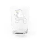 NEKOZOKUのしろねこくろねこバイクツーリング Water Glass :back