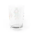 ミライク・カラの不思議の国のアリス🌹お茶会トリオ Water Glass :back