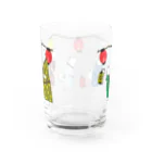 いっぷく処 てんてんの皆でお祭り楽しいな Water Glass :back