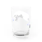 きゅう。ののびのびはちわれキャット Water Glass :back