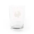 shiwon art worksの眠る前に夢の中でも　ワインを愛する Water Glass :back