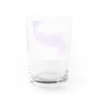 yunalunaの白夜の空と三日月 Water Glass :back