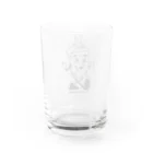 MMA&BJJ BLOWS 中蔵別邸のビアタンくんビアグラス（クリア） Water Glass :back