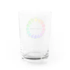 なみわさのアトリエのいちごの色相環 Water Glass :back