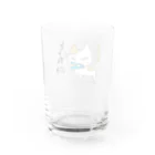 Chapicomon715の三白にゃん　み〜にゃ Water Glass :back