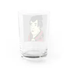 じゃぱにぃずぴぃぽぅの三代目市川八百蔵の田辺文蔵 Water Glass :back