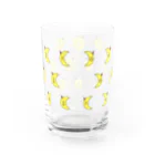 おつきさまのおかいもののおつきさまの満ち欠け（３段） Water Glass :back